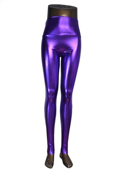 Metallic Leather Stretch